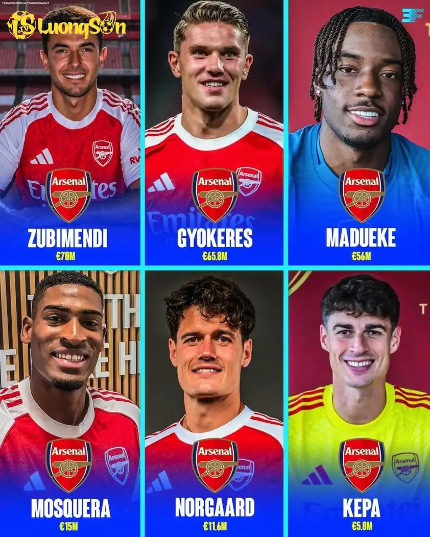 Với sự bổ sung chất lượng, Arsenal quyết tâm vô địch Ngoại hạng Anh