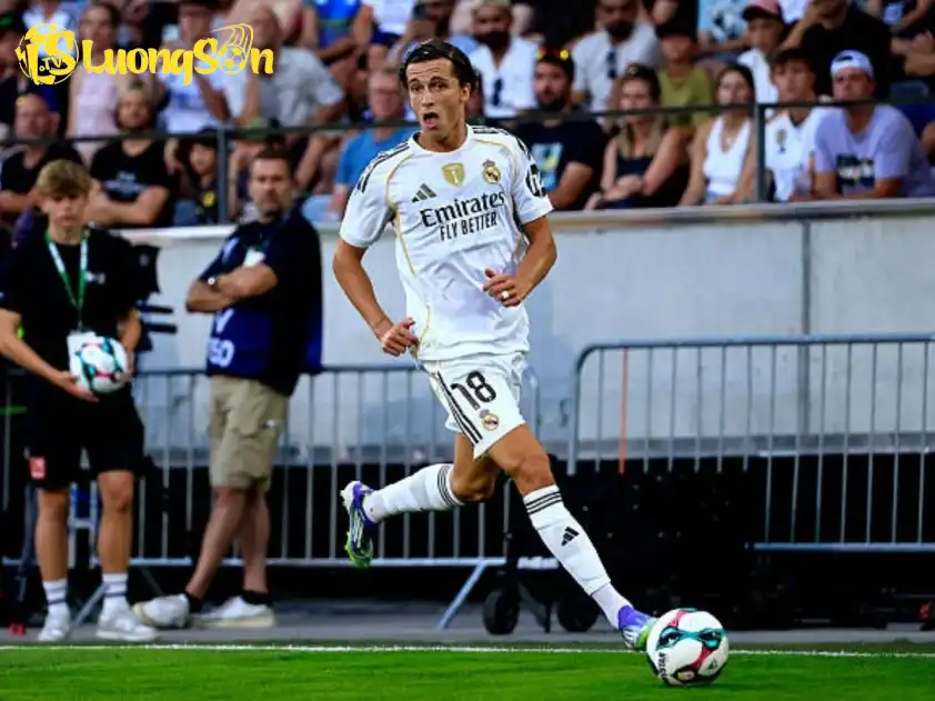 Anh đã trở lại Real Madrid và thi đấu tốt trong trận giao hữu vừa qua (Ảnh: GOAL)